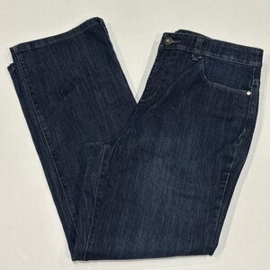 Christopher Banks Woman’s Dark Denim Jeans, Classic Fit, Size 6 Short